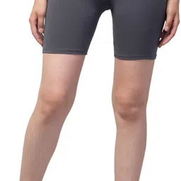 urmilafashion Solid Women Dark Grey Cycling Shorts-picture-37