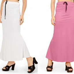 Woo THiNG Combo Fishcut Shapewear Lycra Blend Petticoat-image-10