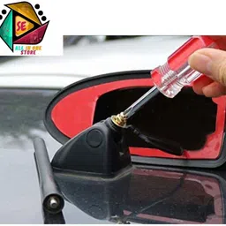 sakshionline Store Universal Shark Fin Style Silver Car Antenna AM/FM Radio for Indica Satellite Vehicle Antenna image 3