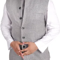 dressed up divas Solid Men Waistcoat image 1