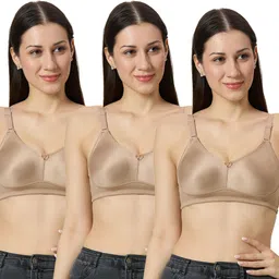 libertina Pack of 3 Women Everyday Non Padded Bra-picture-30