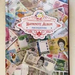 special minds store Aesthetic Design 120 Packet Banknote Album for World Currency Collection Album-picture-14