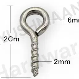 tridev enterprises 500 cm spring wire cable anf 10 free hooks Curtain Ring with Hook image 2