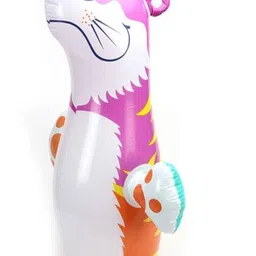 tinytales COMBO OF DOLPHIN , TIGER AND CROCODILE PUNCHING BAG ( HIT ME ) WITH PUMP FOR KIDS Inflatable Bouncer  Inflatable HitMe Toys image 3