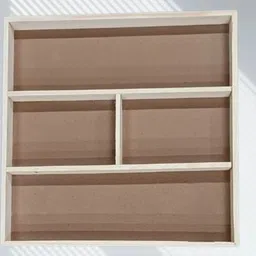 Premium Pine Wood Dry Fruit Tray with MDF Base Tray Serving Set-image-11