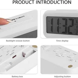 whitez Digital White Clock image 3