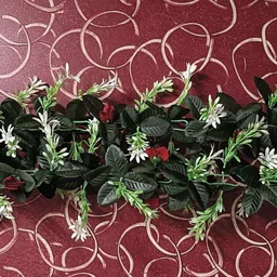 kingstyle impex Artificial Flowers Home Decoration Vine & Creepers Plant Wall Hanging Chain G435 Multicolor Rose Artificial Flower image 3