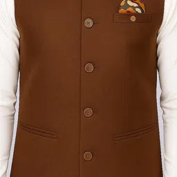 risani Solid Men Waistcoat image 4