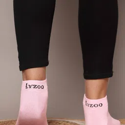 lyzoo Women Self Design Ankle Length image 3