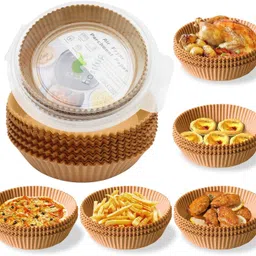 hasthip Air Fryer Paper Liners Disposable Parchment Sheets for Frying Baking Cooking Air Fryer-picture-15
