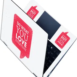 Flipkart SmartBuy _All Panel_ Do what you love_Premium laptop Skin_ Vinyl Laptop Skin Compatible for 15.6 inch-image-28