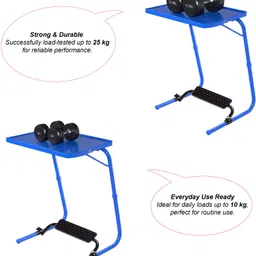 wow mate Multipurpose Laptop Table with Footrest Heights Adjustable Angles Adjustable Plastic Portable Laptop Table image 5