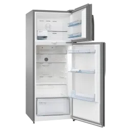 BOSCH Series 4 334 Litres 2 Star Frost Free Double Door Convertible Refrigerator with VarioInverter Compressor (CTC35S02NI, Shiney Silver) image 5