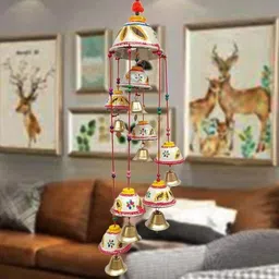 shanu craft and creations Plastic Windchime image 2