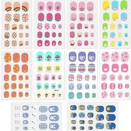 serplex DIY Nail Stickers for Kids Cartoon Waterproof Self-Adhesive Full-Coverage Decals-picture-46