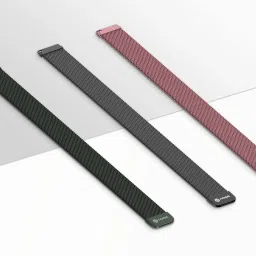 Noise Metallic Link Stainless Steel Magnetic Strap for Noise ColorFit & NoiseFit (22mm) (Durability & Comfort, Rosy Brown) image 4