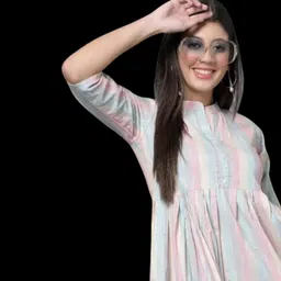 houseofcommona Women Maxi Multicolor Midi/Calf Length Dress image 3