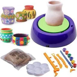 sno Electric Battery Operated Pottery Wheel Set Clay Pot Making Machine Game POT_48 image 2