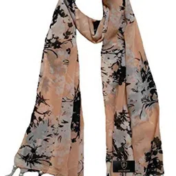 letz dezine Printed Chiffon Women Multicolor Scarf, Stole image 3