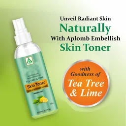 aplomb Embellish Tea Tree & Lime Skin Toner Men & Women image 2