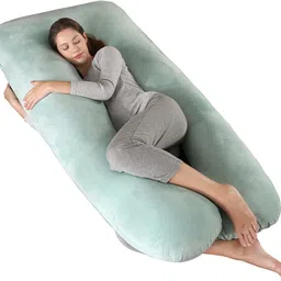 keshave pharma Cotton Solid Pregnancy Pillow Pack of 1 image 1