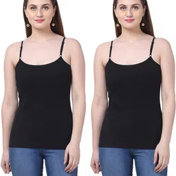 sujata fashion Women Black, Black Camisole-picture-13