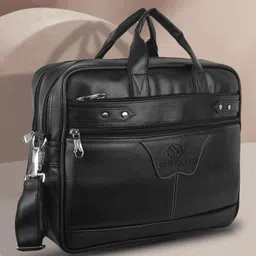 deoxo Men Black Messenger Bag image 1