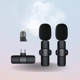 sacro K9 Dual Wireless Mic WithCollar Microphone for YouTube &Live Voice RecordingL345 Microphone-picture-32