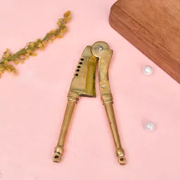 khwajadarbar Sarota aka Supari Cutter - Premium Quality Brass Nut Cracker - 5.5 X 11.5 inches 022 Nut Cutter-picture-10