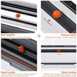 oriley Vacuum Sealer Machine Automatic Dry & Wet Air Sealing System with 10 Bags for Food Preservation Manual Vacuum Bag Sealer image 5