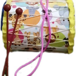 satgurutoys MUSICAL TOYS Rope & Rings Dholak image 1