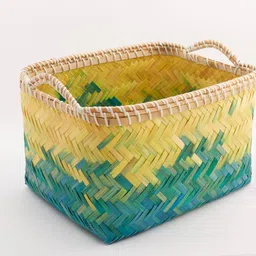 NATURALLYOURS - Bamboo Basket - Kitchen Tool Set Bamboo Fruit & Vegetable Basket-picture-20