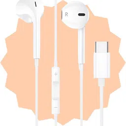 Type C Handsfree Mic for V29 Pro/V27 Pro/V27 4G/Y56/V25 Pro5G/U3x/Y100[42] Wired Headset-image-84