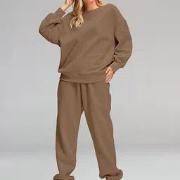 q-rious Solid Women Track Suit image 1