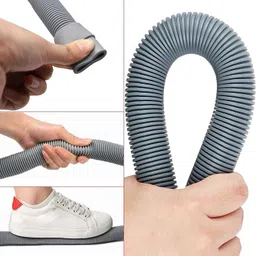 nipram national IFB Front Load Washing Machine Drain Waste water outlet pipe 2.0Meter IFB Front Load Washing Machine Drain Waste water outlet pipe Hose Pipe image 2