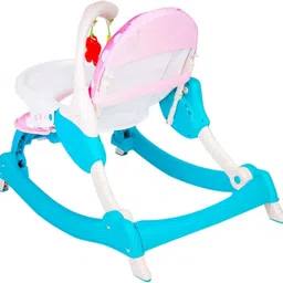 magicwand Newborn-to-Toddler Baby-Rocker Cum Bouncer with Vibrations & 12 Musical Rhymes(Pink) Rocker and Bouncer image 5