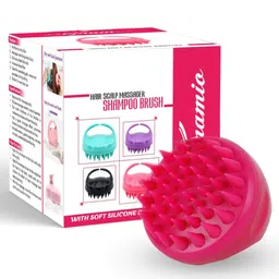 lifesy nutra Hair Scalp Massager Brush | Hair Wash Brush | Dry Comb Head Scrubber 100% Comfortable | Silicone Head Body Massager Brush | Shampoo Scalp Shower Hairbrush Hair Washing Exfoliating Massager Brush image 3
