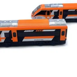 play haven Nav Bharat Orange Express Bullet Train with Pull Back Action... image 3