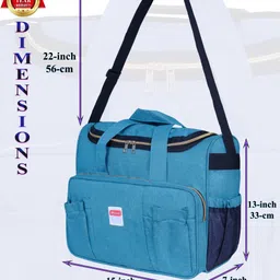 vparents Stylish Maternity Multipurpose Mother Bag Cum Diaper Backpack Sholder 11 Pockets Maternity Multipurpose Mother Bag Cum Diaper Bag image 2