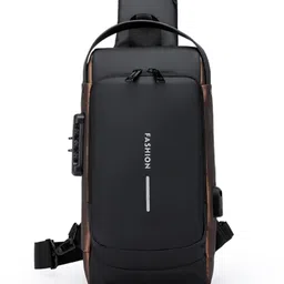 vimjayenterprises Brown Men & Women Sling Bag Unisex Sling Bag With 2 Compartments & Shoulder Strap Pocket Waterproof Material-picture-38