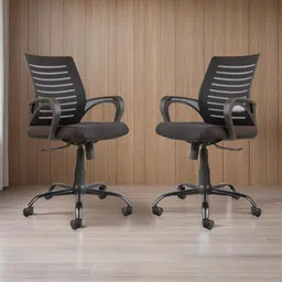 cellbell Desire C104 Mid Back Comfortable Fabric Office Executive Chair image 1