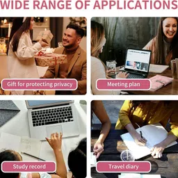 wropzo Marble Diary Journal with Lock for Girls and Women - Secret Diaries A5 Diary Ruled 200 Pages image 5