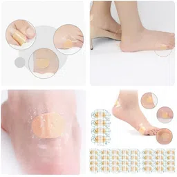 nirmatsaray 40pcs Blister Tape Blister Protector for Feet Heel Patch Protector for Feet Heel Support image 2