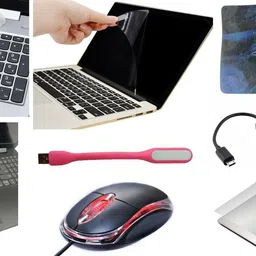 ANJO 14 inch Laptop Screen Guard-Keyguard-Lamination-USB LED-OTG-Mouse Pad 9 in 1 Combo Set-picture-13