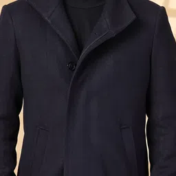 chkokko Tweed Solid Coat For Men image 5