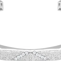 giva Sterling Silver Zircon Rhodium Bracelet-picture-40