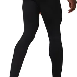 reebok Solid Men Black Tights image 3