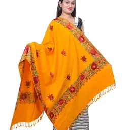 SUMEDH handcrafts Acrylic Embroidered Women Shawl-picture-10