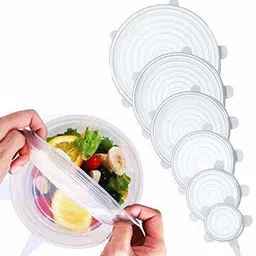 gjshop Durable Food Storage Covers for Bowls,Keeping Food Fresh 8 inch Lid Set-picture-22