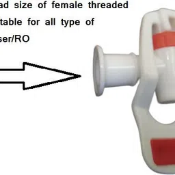 pbros 1 Pcs Water Dispenser Tap Faucet Red color Female Thread Bottled Water Dispenser image 2